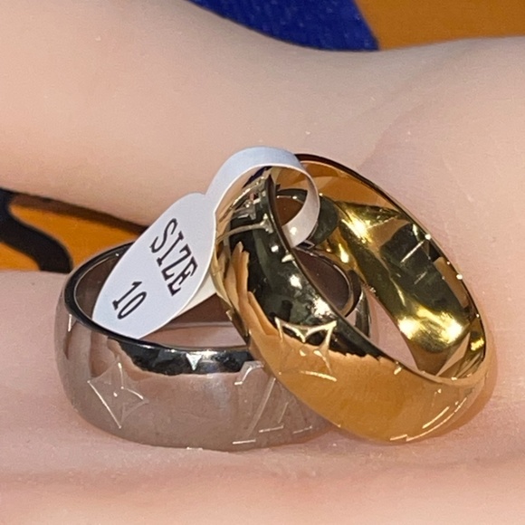 engagement ring, Gifts for couples, Promise ring set, Wedding bands Gift for him - Picture 5 of 7